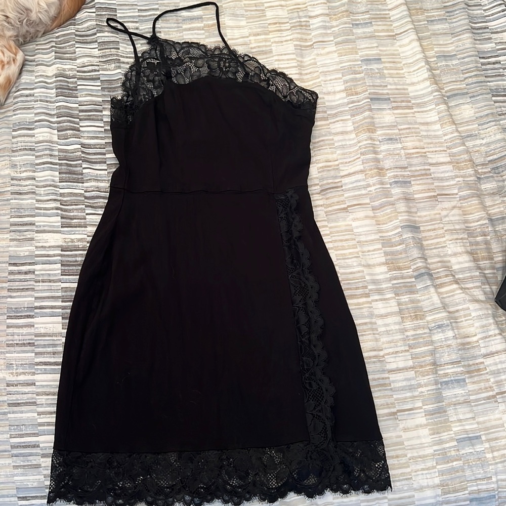 Intimates by free people black lace mini dress size S